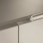 Woonkamerdressoir met 3 deuren in nikkelafwerking Made in Italy - Foglio Viadurini