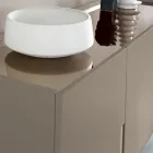 Woonkamerdressoir met 3 deuren van gelakt MDF, gemaakt in Italië - Elena Viadurini