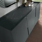 Woonkamerdressoir met 3 deuren van gelakt MDF, gemaakt in Italië - Elena Viadurini