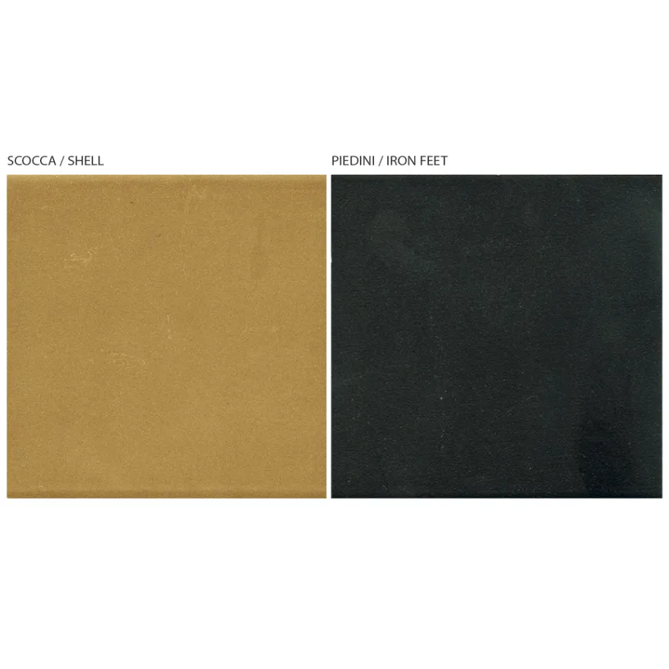 Woonkamerdressoir met 4 deuren in verschillende afwerkingen Made in Italy - Heidi Viadurini