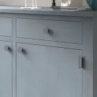 Woonkamer dressoir in massief dennenhout 4 vakken Made in Italy - Pascual Viadurini