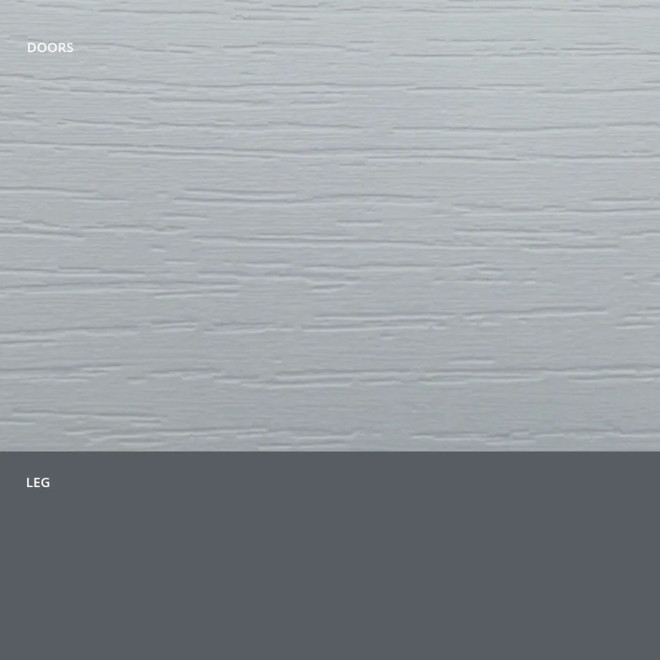 Woonkamerdressoir in mat hout en HPL-laminaat Made in Italy - Fiorenza Viadurini