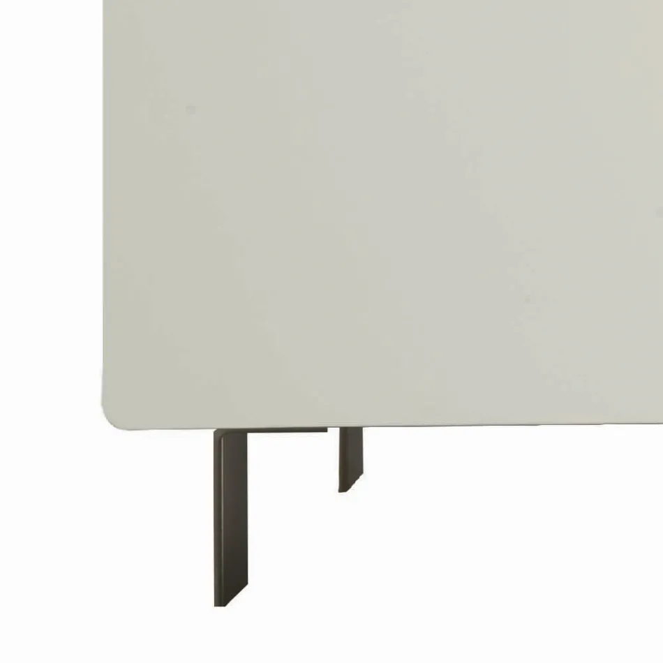 Woonkamer dressoir in Mdf en 4-pootssteun Made in Italy - Teresina Viadurini