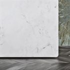 Dressoir voor woongedeelte met 3 deuren in Carrara-marmerafwerking Made in Italy - Finn Viadurini