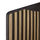 Dressoir voor woongedeelte met 3 deuren in Scandinavisch geknoopt eikenafwerking - Linda Viadurini