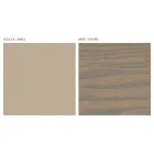 Dressoir woongedeelte met 4 deuren in cappuccino-afwerking Made in Italy - Eda Viadurini