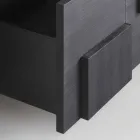 ontwerp dressoir hout geborsteld lariks thermisch behandeld Azalea Viadurini