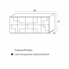 ontwerp dressoir hout geborsteld lariks thermisch behandeld Azalea Viadurini