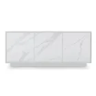 Houten dressoir met 2 of 3 deuren in HPL-laminaat Made in Italy - Fiorenza Viadurini