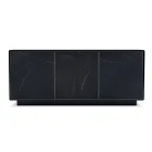 Houten dressoir met 2 of 3 deuren in HPL-laminaat Made in Italy - Fiorenza Viadurini