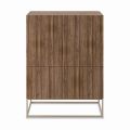 Houten dressoir met push-pull-openende deuren Made in Italy - Salerno