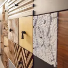 Dressoir in mangohout 2 deuren 4 laden Etnische stijl Homemotion - Auriel Viadurini