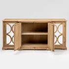 Dressoir van verouderd natuurlijk grenenhout met spiegeldeuren - Agnone Viadurini