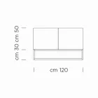 Dressoir van Canaletto walnootfineer Made in Italy - Salerno Viadurini