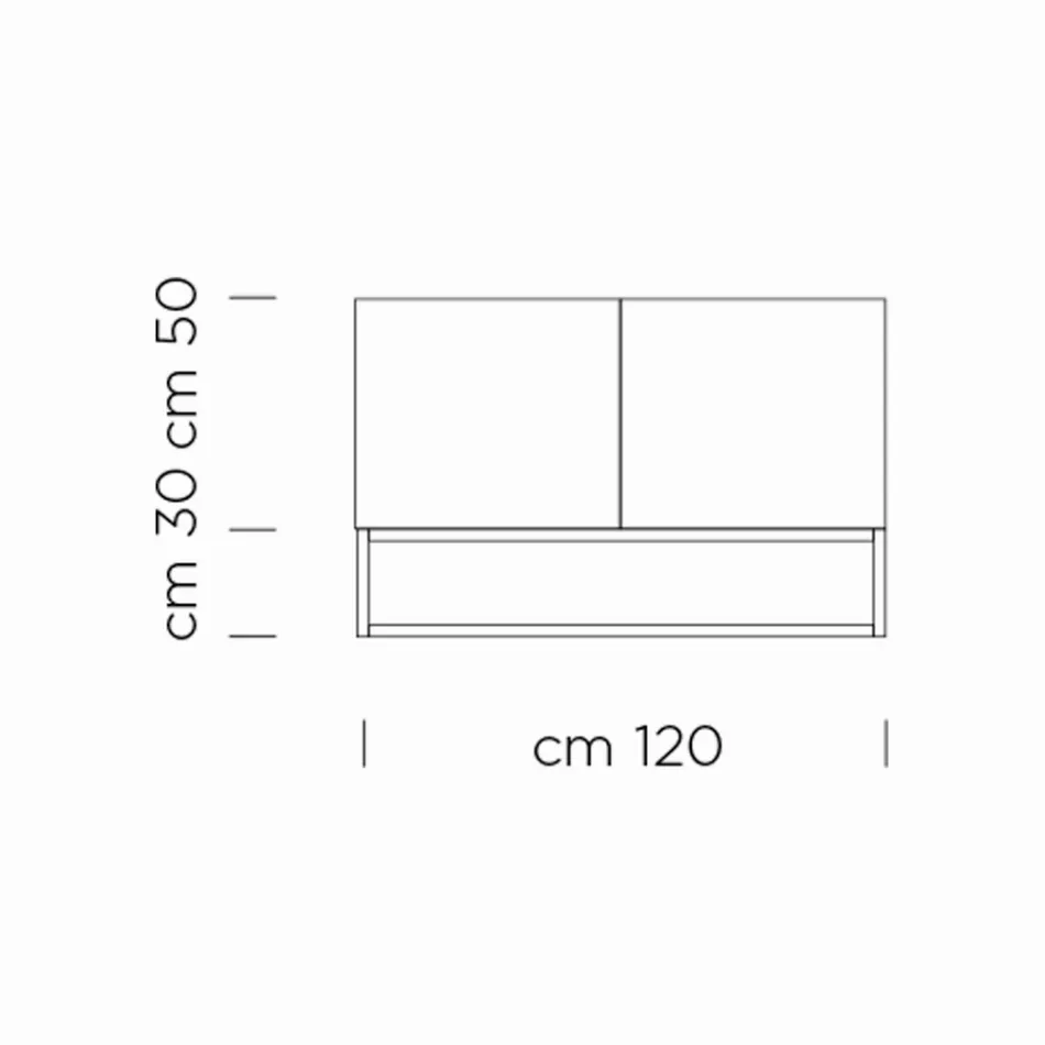 Dressoir van Canaletto walnootfineer Made in Italy - Salerno Viadurini