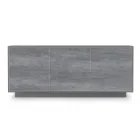 Dressoir van gelakt hout met 2 of 3 keramische deuren Made in Italy - Fiorenza Viadurini