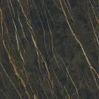 Modern dressoir op wielen van gerookt glas en keramische top gemaakt in Italië - Sciocca Viadurini