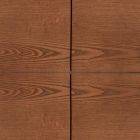 Woonkamer dressoir Mdf structuur en massief hout 4 deuren Made in Italy - Rosalba Viadurini