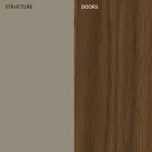 Woonkamer dressoir in gelakt Mdf 3 deuren met zeefdruk inlays - Saronno Viadurini