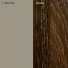 Woonkamer dressoir in gelakt Mdf 3 deuren met zeefdruk inlays - Saronno Viadurini