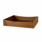 Woonkamer dressoir van gerookt glas met bronzen spiegeldeur Made in Italy - Silly Viadurini