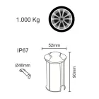 Marker Outdoor Inbouw LED Spotlight in RVS 4 Stuks - Rhombus Viadurini
