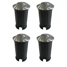 Marker Outdoor Inbouw LED Spotlight in RVS 4 Stuks - Rhombus Viadurini