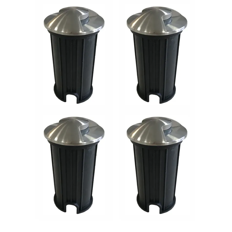 Marker Outdoor Inbouw LED Spotlight in RVS 4 Stuks - Rhombus Viadurini