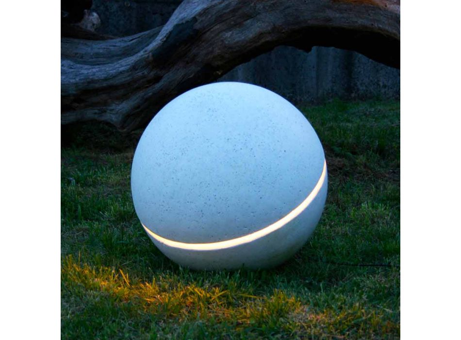 verlichten Marble Geleid door de vorm van een bol met 1 Sphera spleet Viadurini