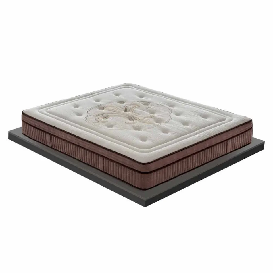 Single Seven Zone Memory-matras H 25 cm Made in Italy - Veelzijdig Viadurini