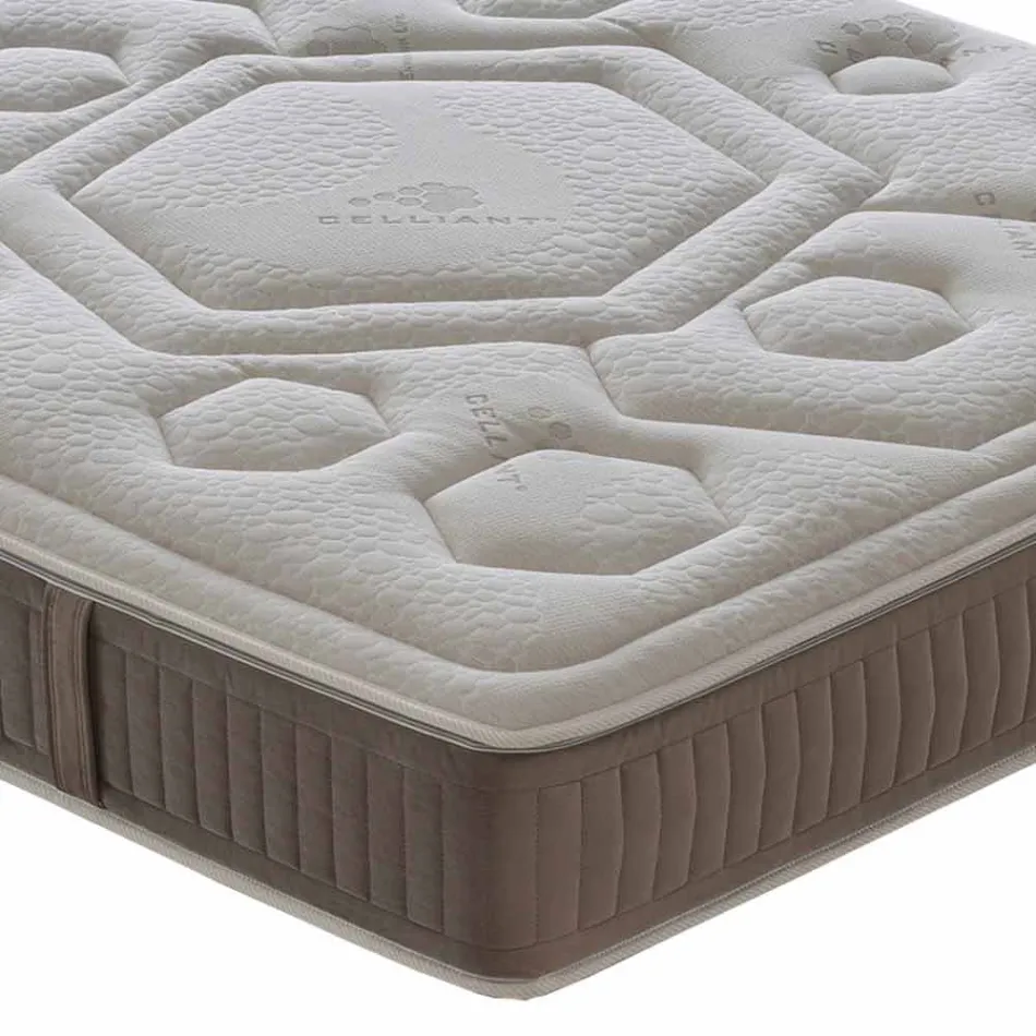 Single Matras in Memory Vitaminic High 25 cm Made in Italy - Oranje Viadurini