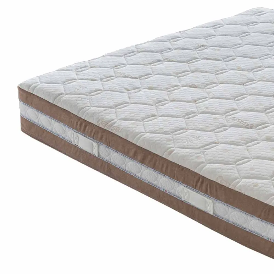 Single Memory Xform matras 25 cm hoog Made in Italy - houtskool Viadurini