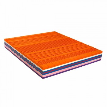 Anderhalve matras in Memory Vitaminic H 25cm Made in Italy - Orange
