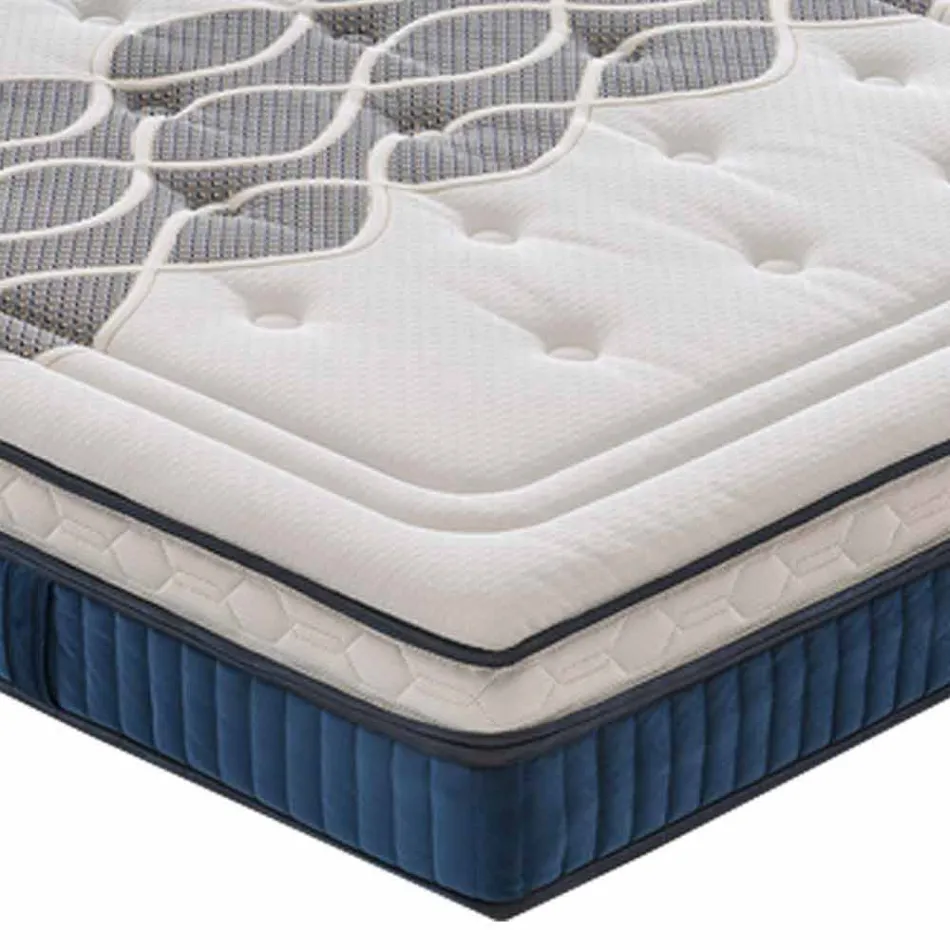 One and a Half Memory Aloe Feel 800 Spring Matras Gemaakt in Italië - Griekenland Viadurini