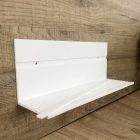 Witte Corian wandplank L 35 of L 60 cm Made in Italy Kwaliteit - Elono Viadurini