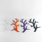 Wandplank van plexiglas met kapstokken Made in Italy - Neon Viadurini