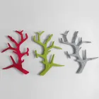 Wandplank van plexiglas met kapstokken Made in Italy - Neon Viadurini