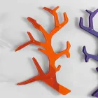 Wandplank van plexiglas met kapstokken Made in Italy - Neon Viadurini