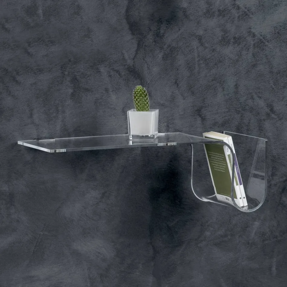 Designplank in transparant acrylkristal Made in Italy - Teride Viadurini