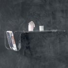 Designplank in transparant acrylkristal Made in Italy - Teride Viadurini
