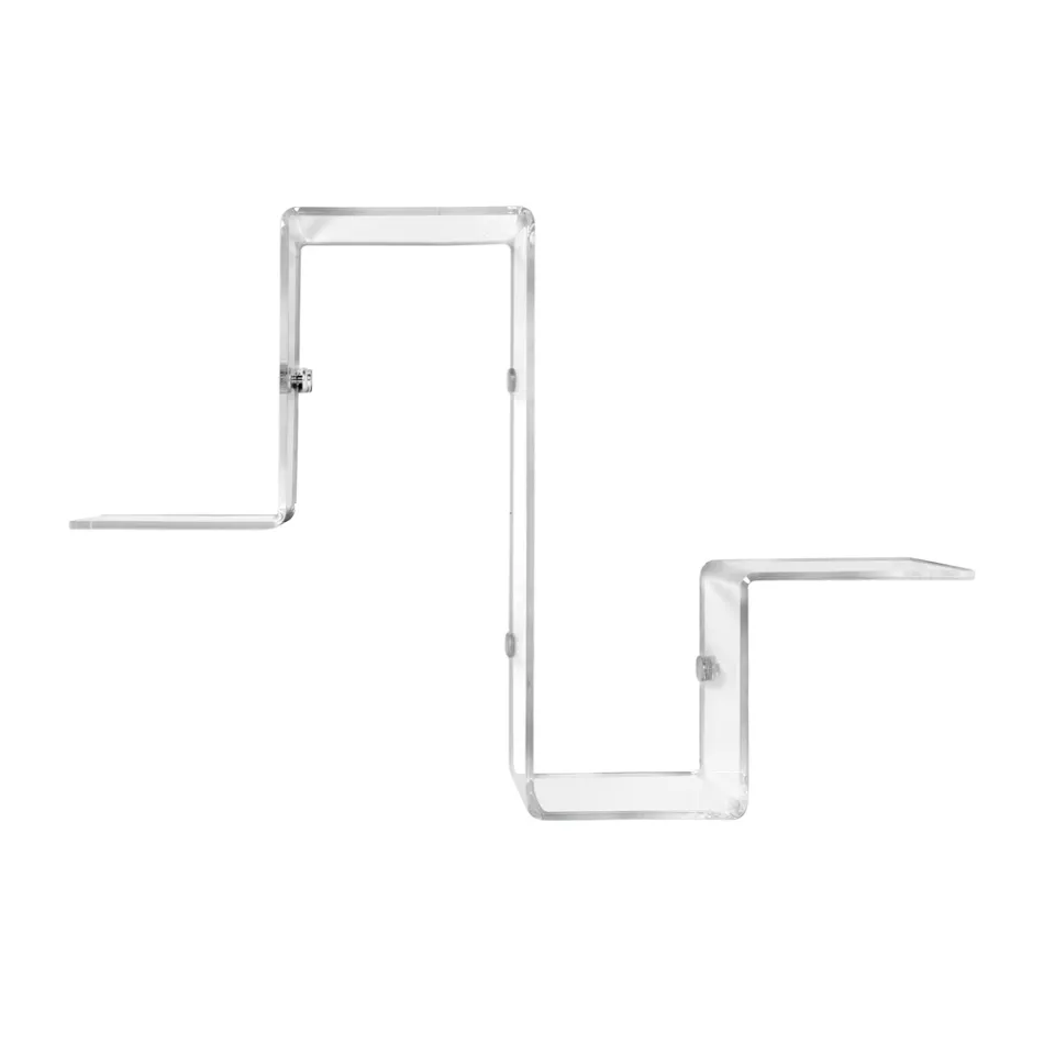 Objectplank van transparant plexiglas Made in Italy - Mufasa Viadurini