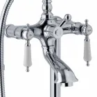 Kolommengkraan voor bad met douche in messing Made in Italy - Shelly Viadurini