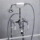 Kolommengkraan voor bad met douche in messing Made in Italy - Shelly Viadurini