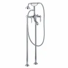 Kolommengkraan voor bad met douche in messing Made in Italy - Shelly Viadurini