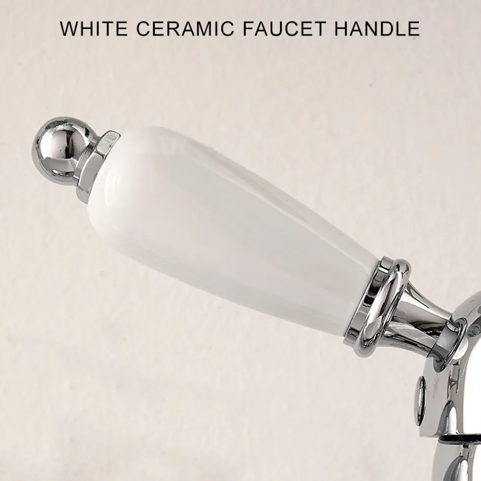 Klassieke bidetmixer in handgemaakt messing met hendel - Noriana Viadurini