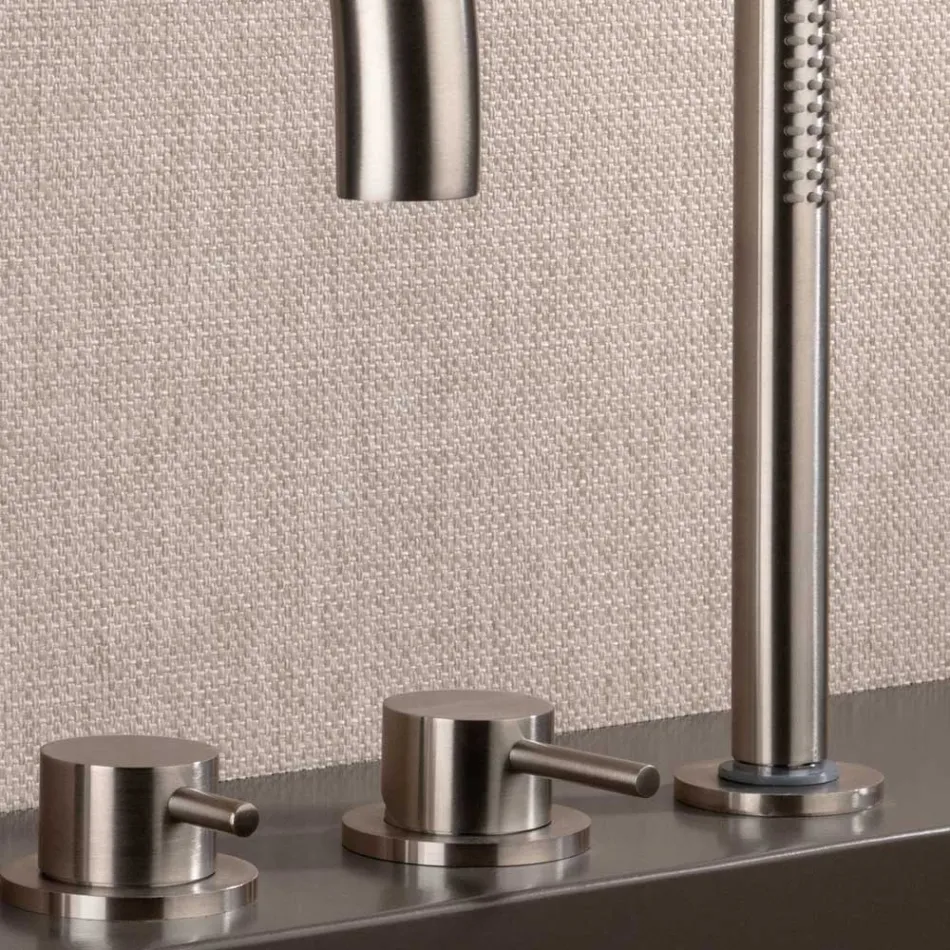 4-gats badmengkraan met AISI 316L stalen uitloop - Artigli Viadurini