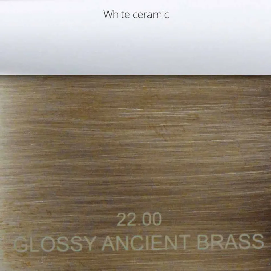 Klassieke vloermixer voor bad Made in Italy Brass - Omidio Viadurini