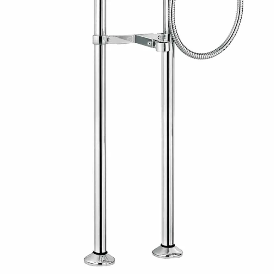 Klassieke vloermixer voor bad Made in Italy Brass - Omidio Viadurini