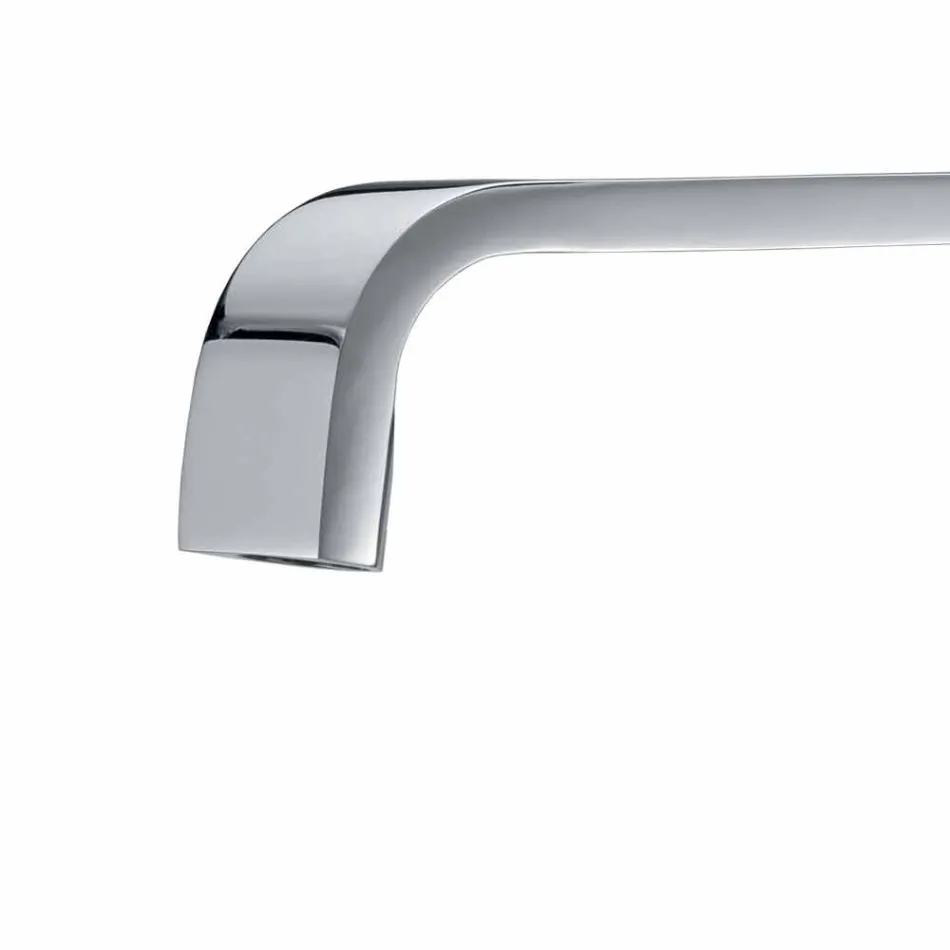 Mengkraan met verstelbare uitloop voor wastafel in messing Made in Italy - Alibi Viadurini