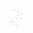 Designmengkraan voor wastafel in messing Made in Italy - Filipo Viadurini